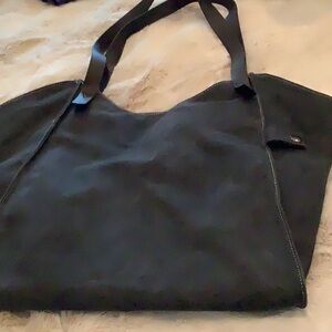 Large dark grey canvas Women's Tote Bag 
Ike new
